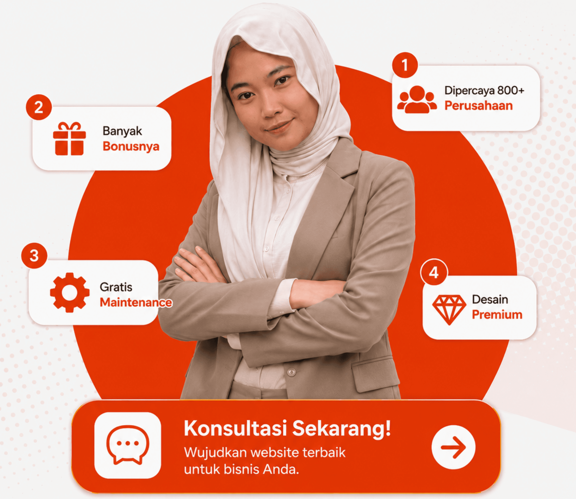 Mockup website modern di laptop yang dibuat oleh veloka.pro